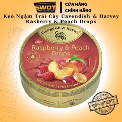 Kẹo ngậm trái cây Cavendish & Harvey Đức 200g nhiều vị, Kẹo ngậm vị trái cây siêu ngon, thơm miệng