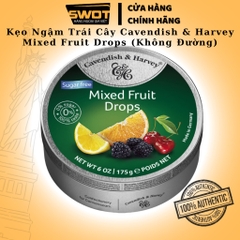 Kẹo ngậm trái cây Cavendish & Harvey Đức 200g nhiều vị, Kẹo ngậm vị trái cây siêu ngon, thơm miệng