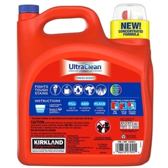 Nước giặt Kirkland Ultra Clean Mỹ 5.73L, Nước giặt Mỹ, kết hợp 3 trong 1 giặt-xả-khử mùi kháng khuẩn