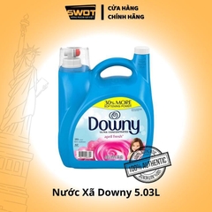 Nước xả Downy Ultra April Fresh Mỹ 5.03L, Nước xả mềm vải Mỹ cao cấp, hương thơm dịu nhẹ bền lâu