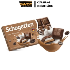 Socola Schogetten Đức 100g 18 viên nhiều vị, Chocolate Thanh thơm ngon hảo hạng, giàu dinh dưỡng