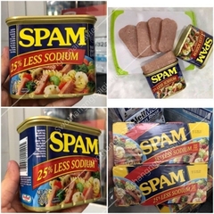Combo Lốc Thịt hộp SPAM Hormel Foods Mỹ 340g, Thịt heo hộp Mỹ thơm ngon đậm vị, giàu chất dinh dưỡng