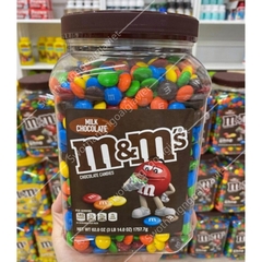 Socola nhân Đậu Phộng & Sữa M&M Mỹ 1757g, Chocolate Mỹ cao cấp, thơm ngon thượng hạng không quá ngọt - SWOT
