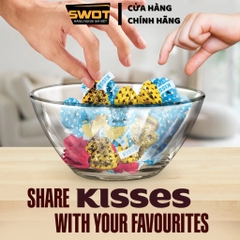 Socola Hershey's Kisses Mỹ mix nhiều vị thơm ngon DATE MỚI, Chocolate Mỹ vị đắng vừa, không ngọt gắt