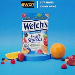 Combo Kẹo dẻo Welch's Fruit Snacks Mỹ Kẹo dẻo trái cây mềm dẻo thơm ngon giàu vitamin không chất béo