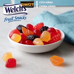 Combo Kẹo dẻo Welch's Fruit Snacks Mỹ Kẹo dẻo trái cây mềm dẻo thơm ngon giàu vitamin không chất béo