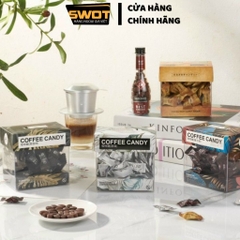 Kẹo Coffee Candy Pamiriter Đài Loan nhiều vị 70g, Kẹo cafe Đài Loan cao cấp, thơm ngon độc đáo, sảng khoái tinh thần