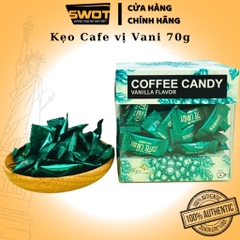 Kẹo Coffee Candy Pamiriter Đài Loan nhiều vị 70g, Kẹo cafe Đài Loan cao cấp, thơm ngon độc đáo, sảng khoái tinh thần