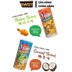 Bánh Snack OTORI Thái Lan nhiều vị 90g, Lon bánh O'tori giòn rụm thơm ngon đặc biệt ăn vặt siêu ngon