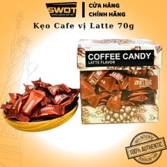 Kẹo Coffee Candy Pamiriter Đài Loan nhiều vị 70g, Kẹo cafe Đài Loan cao cấp, thơm ngon độc đáo, sảng khoái tinh thần