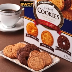 Bánh quy Cookies Original Assort Nhật 48 cái, Bánh cookie Nhật, bánh giòn béo, thơm ngon thượng hạng