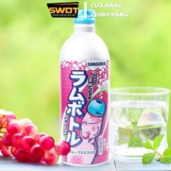 Nước Soda Sangaria Nhật 500g nhiều vị, Nước ngọt có gas cao cấp, thơm ngon đặc biệt, giàu vitamin