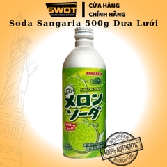 Nước Soda Sangaria Nhật 500g nhiều vị, Nước ngọt có gas cao cấp, thơm ngon đặc biệt, giàu vitamin