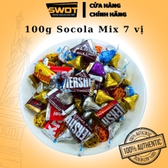 Socola Hershey's Kisses Mỹ mix nhiều vị thơm ngon DATE MỚI, Chocolate Mỹ vị đắng vừa, không ngọt gắt