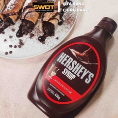 Sốt Syrup Hershey's Chocolate Mỹ, Siro Socola Mỹ cao cấp, nguyên liệu pha chế, làm trà sữa thơm ngon