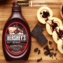 Sốt Syrup Hershey's Chocolate Mỹ, Siro Socola Mỹ cao cấp, nguyên liệu pha chế, làm trà sữa thơm ngon