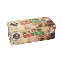 Lốc 4 hộp Pate Dou De Pate Pháp 80g, thơm ngon hảo hạng, giàu dinh dưỡng, tiện lợi