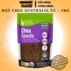 Hạt Chia nhập khẩu 500g-1Kg cao cấp, Hạt chia tự nhiên, bổ sung dinh dưỡng, hỗ trợ sức khỏe tim mạch
