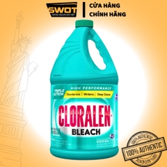 Nước tẩy đa năng Cloralen Bleach Mỹ 3.57L, Nước tẩy Mỹ cao cấp, rửa sạch vết bẩn, tẩy rửa đa năng,dễ dàng tiện dụng-SWOT