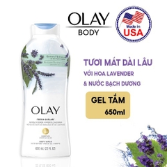 Sữa tắm OLAY Mỹ 650ml & 887ml, Sữa tắm dưỡng da dưỡng ẩm giúp da trắng sáng mịn màng, thơm tự nhiên