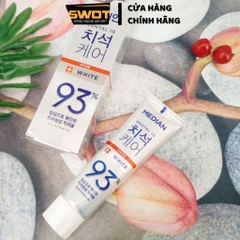 Kem đánh răng Median Dental IQ 93% Hàn Quốc 120g, Kem đánh răng Hàn Quốc cao cấp, giúp trắng răng, giảm ố, khử mùi hôi