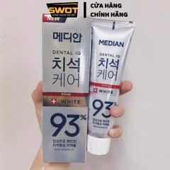 Kem đánh răng Median Dental IQ 93% Hàn Quốc 120g, Kem đánh răng Hàn Quốc cao cấp, giúp trắng răng, giảm ố, khử mùi hôi