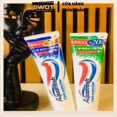 Kem đánh răng Aquafresh Nhật 140g, Kem đánh răng giúp răng trắng sạch toàn diện giữ hơi thở thơm mát