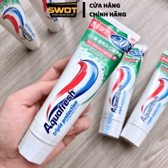 Kem đánh răng Aquafresh Nhật 140g, Kem đánh răng giúp răng trắng sạch toàn diện giữ hơi thở thơm mát