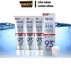 Kem đánh răng Median Dental IQ 93% Hàn Quốc 120g, Kem đánh răng Hàn Quốc cao cấp, giúp trắng răng, giảm ố, khử mùi hôi