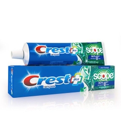 Kem đánh răng Crest Mỹ, Kem đánh răng bảo vệ răng chắc khỏe, trắng sáng, hương bạc hà thanh mát