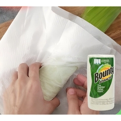 Khăn giấy cuộn Bounty Advanced Mỹ 430cm 107 tờ, Cuộn khăn giấy Mỹ, lau bếp lau tay, thấm dầu đa năng