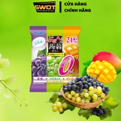 Thạch rau câu Orihiro Nhật Bản nhiều vị, Kẹo rau câu cao cấp, thơm ngon đặc biệt, giàu dinh dưỡng