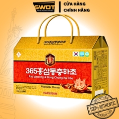 Nước hồng sâm đông trùng hạ thảo 365 Hansusam Hàn Quốc, Hồng sâm Hàn cao cấp, bổ dưỡng tăng sức khỏe