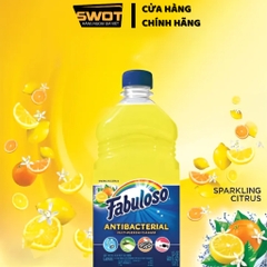 Nước lau sàn FABULOSO Mỹ, Nước tẩy rửa đa năng làm sạch sâu lưu hương lâu nhiều loại vật liệu sứ, gỗ