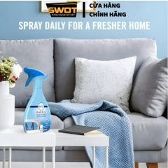 Xịt vải Febreze Fabric Mỹ 438ml, Xịt làm thơm và mềm vải, khử mùi hôi, kháng khuẩn, lưu hương lâu