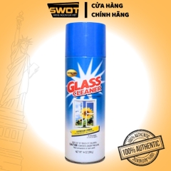 Xịt lau gương Exfresh Glass Cleaner Mỹ 396g, Nước lau bóng gương, lau sạch vết bẩn, dưỡng bóng kính