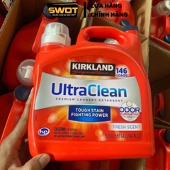 Nước giặt Kirkland Ultra Clean Mỹ 5.73L, Nước giặt Mỹ, kết hợp 3 trong 1 giặt-xả-khử mùi kháng khuẩn