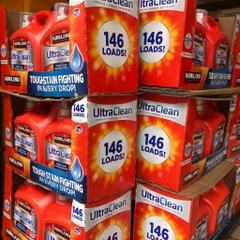 Nước giặt Kirkland Ultra Clean Mỹ 5.73L, Nước giặt Mỹ, kết hợp 3 trong 1 giặt-xả-khử mùi kháng khuẩn