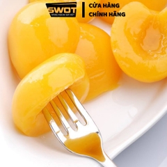 Đào ngâm đường Pavlides 820g, Đào cắt nửa trái ngâm thơm ngon thượng hạng, Đào đóng hộp tiện lợi