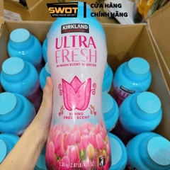 Viên xả vải Kirkland Ultra Fresh Mỹ 1.3Kg, Hạt xả vải thơm quần áo, hương thơm Mỹ, lưu hương bền lâu
