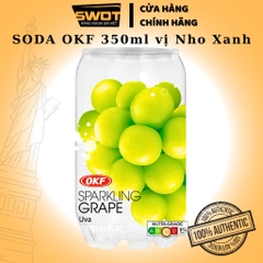 Soda trái cây OKF Hàn Quốc 350ml nhiều vị, Nước ngọt có ga thơm ngon tuyệt vị, trái cây tự nhiên