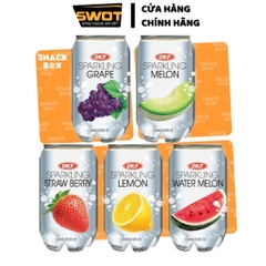 Soda trái cây OKF Hàn Quốc 350ml nhiều vị, Nước ngọt có ga thơm ngon tuyệt vị, trái cây tự nhiên
