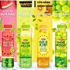 Nước trái cây thạch nha đam OKF Hàn Quốc 500ml nhiều vị, Nước ép trái cây tươi, giàu dinh dưỡng