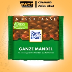 Socola Ritter Sport Đức nhiều vị 100g, Socola Đức cao cấp, thơm ngon hảo hạng, đậm vị cacao thơm béo