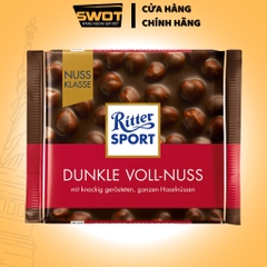 Socola Ritter Sport Đức nhiều vị 100g, Socola Đức cao cấp, thơm ngon hảo hạng, đậm vị cacao thơm béo