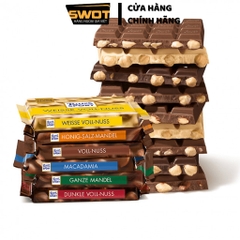 Socola Ritter Sport Đức nhiều vị 100g, Socola Đức cao cấp, thơm ngon hảo hạng, đậm vị cacao thơm béo