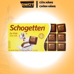 Socola Schogetten Đức 100g 18 viên nhiều vị, Chocolate Thanh thơm ngon hảo hạng, giàu dinh dưỡng