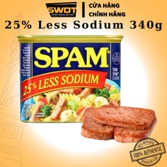 Combo Lốc Thịt hộp SPAM Hormel Foods Mỹ 340g, Thịt heo hộp Mỹ thơm ngon đậm vị, giàu chất dinh dưỡng