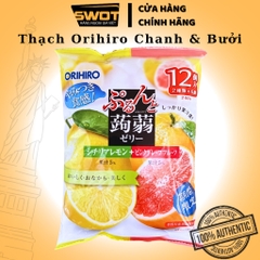 Thạch rau câu Orihiro Nhật Bản nhiều vị, Kẹo rau câu cao cấp, thơm ngon đặc biệt, giàu dinh dưỡng