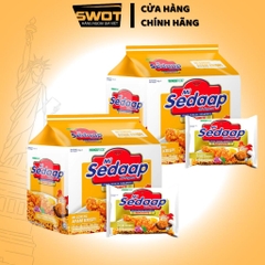 Combo 10 gói Mì cay SEDAAP Indonesia nhiều vị, Mỳ xào, Mì khô thơm ngon hảo hạng, cay ngon đậm vị